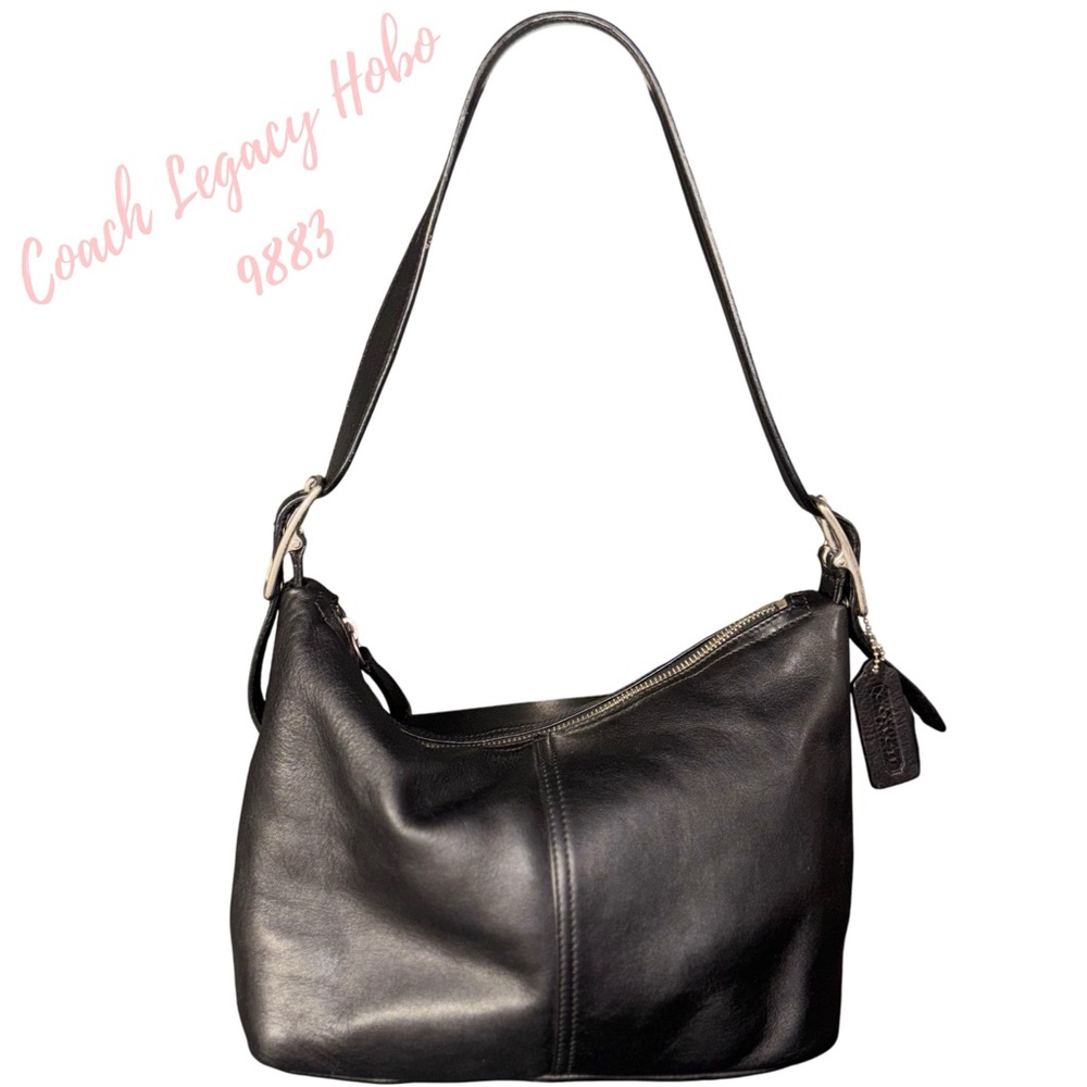 Coach Vintage Legacy Leather Hobo Shoulder Handbag 9883 Medium size